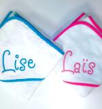 Serviette de bain bébé avec capuche